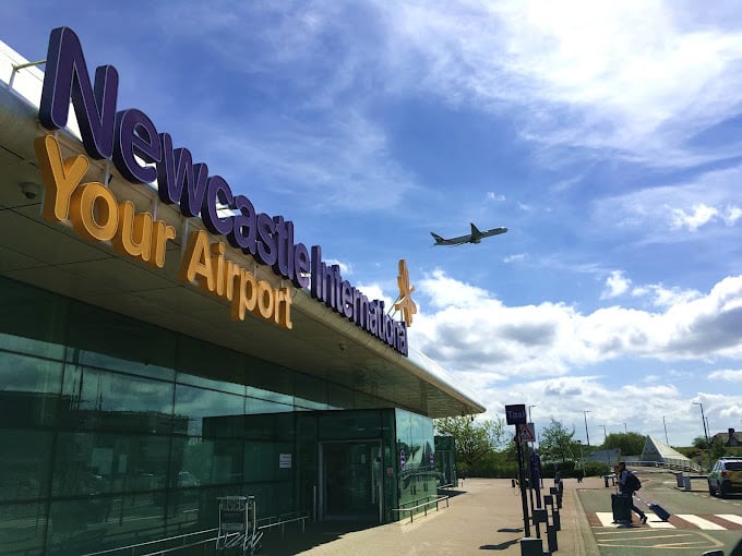 Newcastle international Airport has average delays of 19 minutes and 48 seconds.