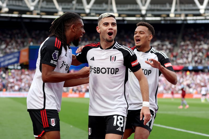 The former Manchester United man netted both goals in Fulham’s 2-0 win away at West Ham. He was clinical on the day, netting from two of his three shots on target.