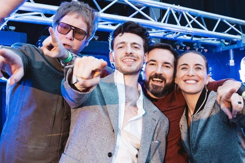 Belfast actor Anthony Boyle was spotted in Glasgow enjoying himself with Line of Duty stars Martin Compston and Vicky McClure at Day Fever in BAaD. 