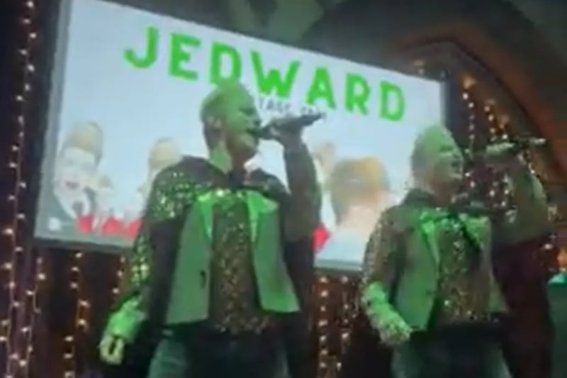 Jedward made a special appearance at Oran Mor on St Patrick's Day in the city's West End. 