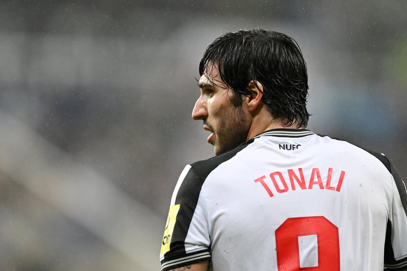 Tonali continues to serve his 10-month gambling ban and won't be available until the start of next season. 