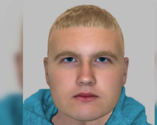 Police investigating an outraging public decency offence in Sheffield have released this e-fit image of a man they would like to identify
