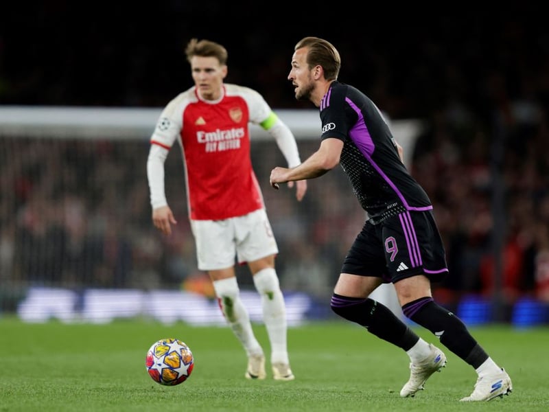 Arsenal have a score of 22.000. 13 for winning their Champions League group with four wins and a draw, five for progressing to the last-16 where they earned a further two points for beating Porto in the second leg and progressing on penalties. They earned a point for competing in the quarter-final against Bayern Munich with a first-leg draw awarding them another point before losing the second leg.