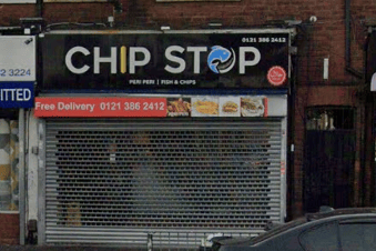  The chip shop received the rating on April 9