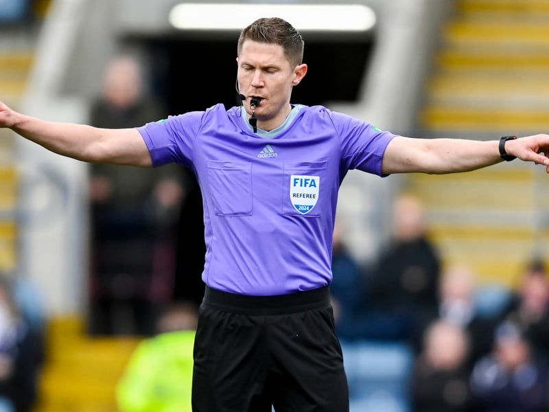 This official has handed out more bookings than any other referee in the Scottish Premiership with a whopping 74 yellow cards given out this season. He has also awarded two red cards. This gives him an average of 4.11 yellows per game - the third highest in the Scottish Premiership.