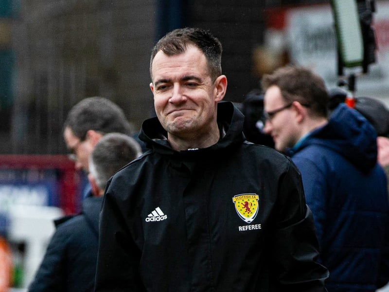 Taking charge of 16 games in the Scottish Premiership this season, Robertson is more likely to send a player off than most, showing a total of four red cards - a league high - alongside 47 yellows. This gives him an average of 2.94 bookings per game and 0.25 red cards per game