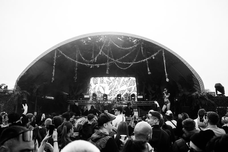 The Greenhouse Open Air Stage at this year's Terminal V Festival at the Royal Highland Centre in Edinburgh on Sunday, April 14.
