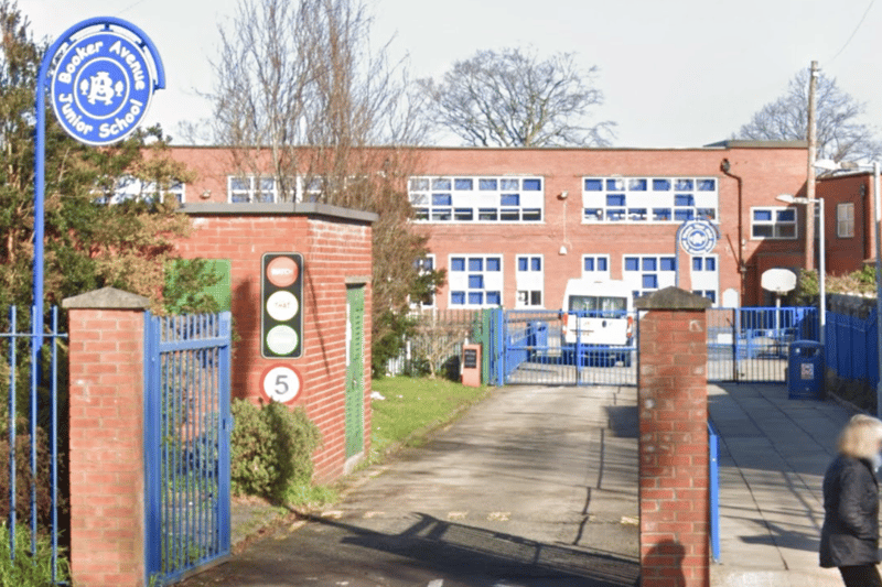 Booker Avenue Junior School, located on Booker Avenue, has 79% of pupils meeting the expected standard.