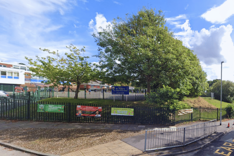 For the academic year 2022/2023, St Peter's CofE Aided Primary School in Heswall had 77% of pupils meeting the expected standard. 