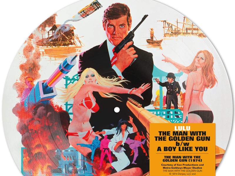 To celebrate the 50th Anniversary of ‘The Man With The Golden Gun', a special picture disc featuring classic Bond imagery is being released for Record Store Day. 