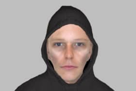 Police are keen to identify the man depicted in this e-fit image as he may be able to assist with the robbery investigation