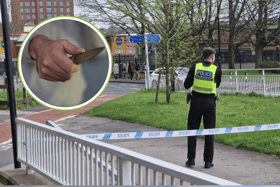 Two shops were caught selling knives to children in Sheffield city centre just days after three stabbings in three days