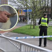 Two shops were caught selling knives to children in Sheffield city centre just days after three stabbings in three days