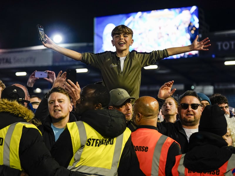 The phenomenal pictures telling story of Portsmouth night of League One title glory
