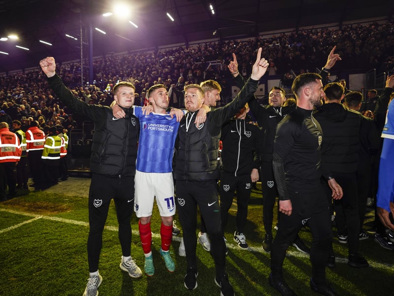 The phenomenal pictures telling story of Portsmouth night of League One title glory