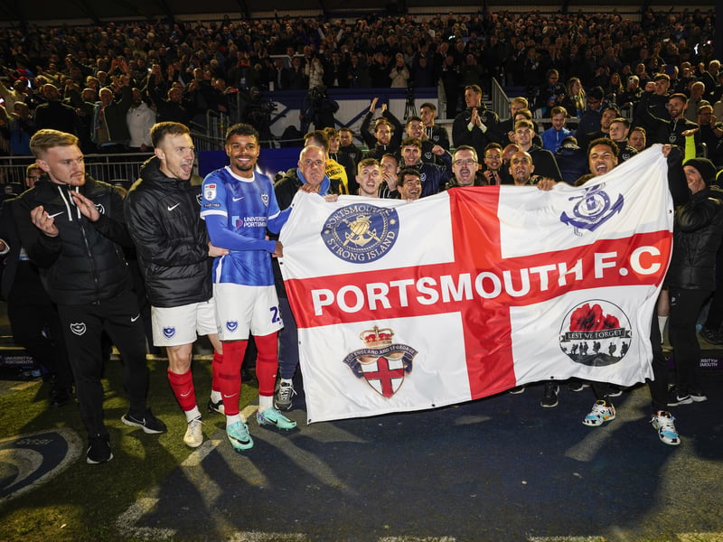 The phenomenal pictures telling story of Portsmouth night of League One title glory