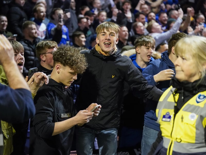 The phenomenal pictures telling story of Portsmouth night of League One title glory