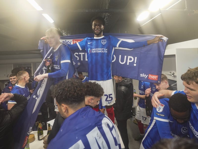 The phenomenal pictures telling story of Portsmouth night of League One title glory