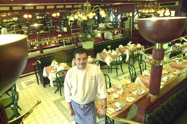 Paul MacNeill in the restaurant at Brasserie Leo, Charnwood Hotel, London Road