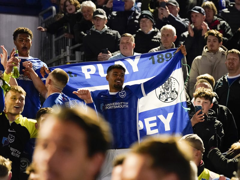 The phenomenal pictures telling story of Portsmouth night of League One title glory