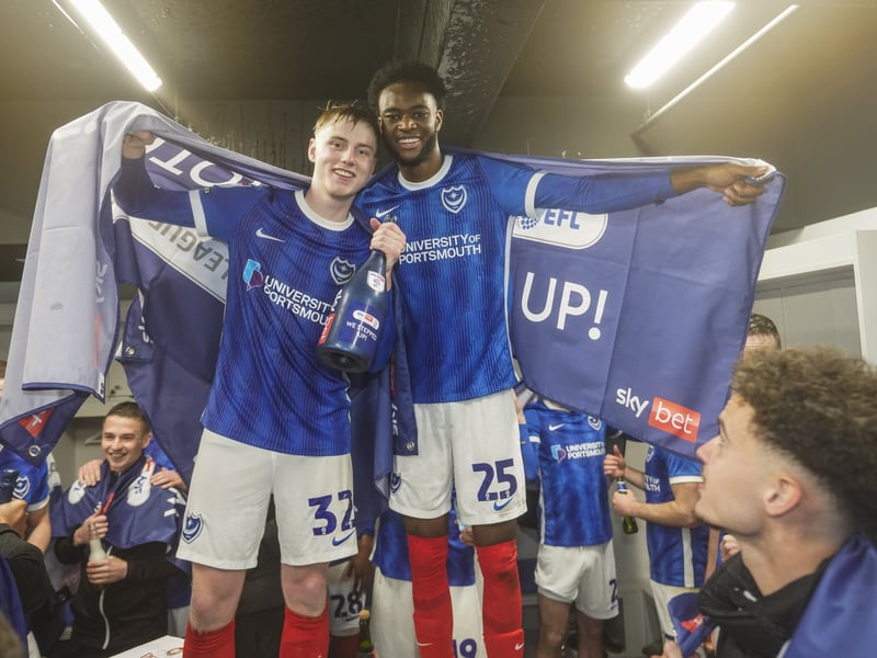 The phenomenal pictures telling story of Portsmouth night of League One title glory