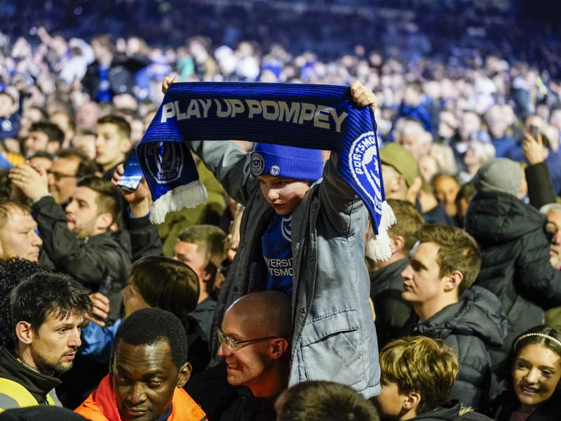 The phenomenal pictures telling story of Portsmouth night of League One title glory