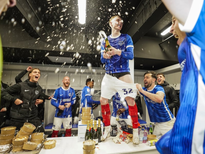 The phenomenal pictures telling story of Portsmouth night of League One title glory