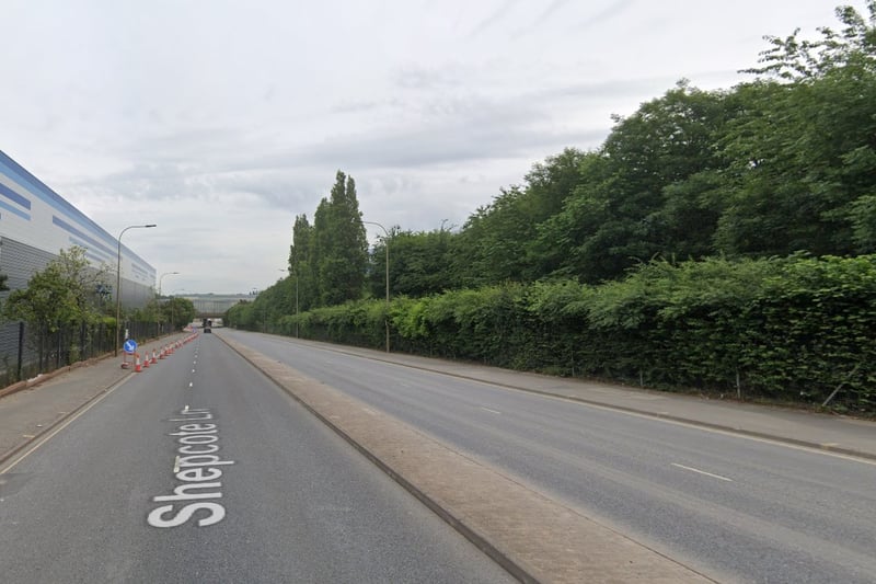 The second-highest number of reports of drug offences in Sheffield in February 2024 were made in connection with incidents that took place on or near Shepcote Lane, near to South Yorkshire Police's biggest custody suite, Tinsley, with 5