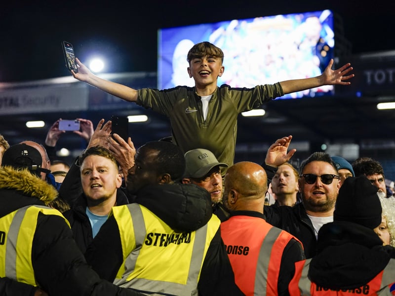 The phenomenal pictures telling story of Portsmouth night of League One title glory
