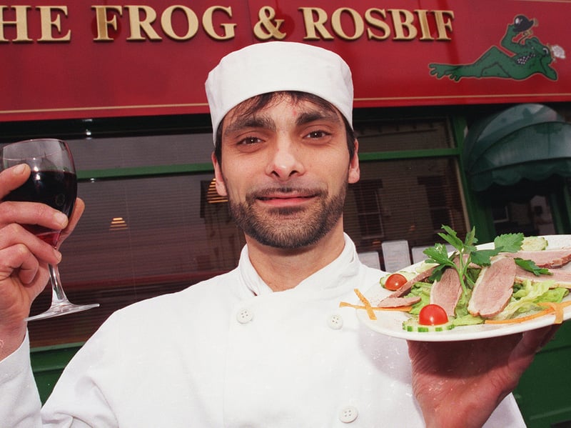 Chef Richard Hernandez welcomes people to The Frog & Rosbif restaurant on London Road