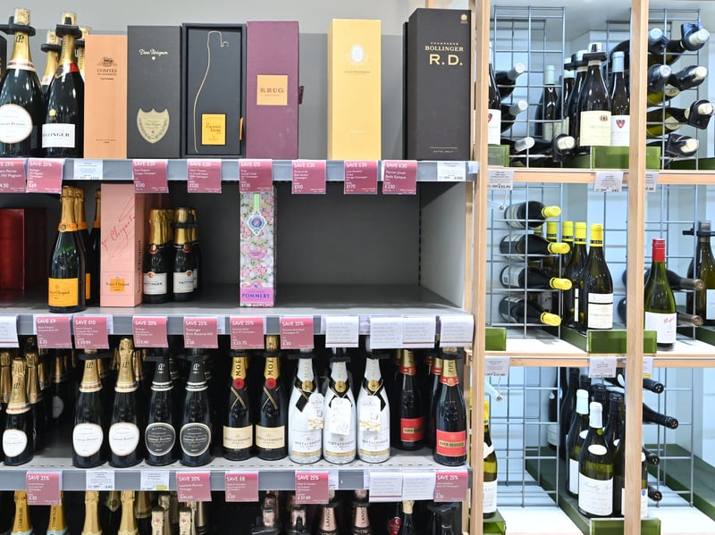 The minimum unit price for a 750ml bottle of wine at 13% ABV will increase from £4.88 to £6.34. 
