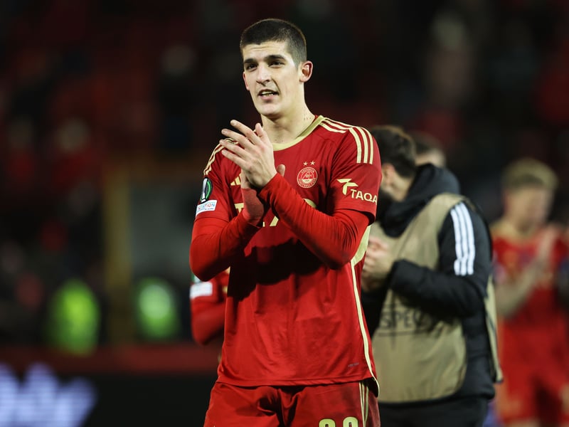 The Montenegro centre-back has started the season in superb fashion and has been a real rock at the back for the Dons. He's one of the highest value players in the Aberdeen squad too, with a market value priced at £1.7million.