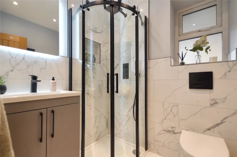 The ground floor is complete with a stylish shower room.