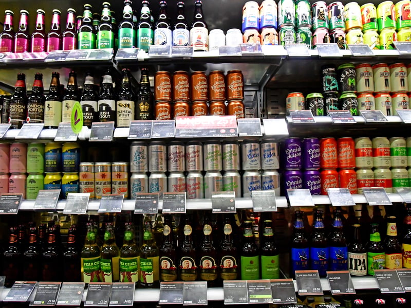 The minimum unit price for large 1L bottles of cider will increase from £3.75 to £4.88.