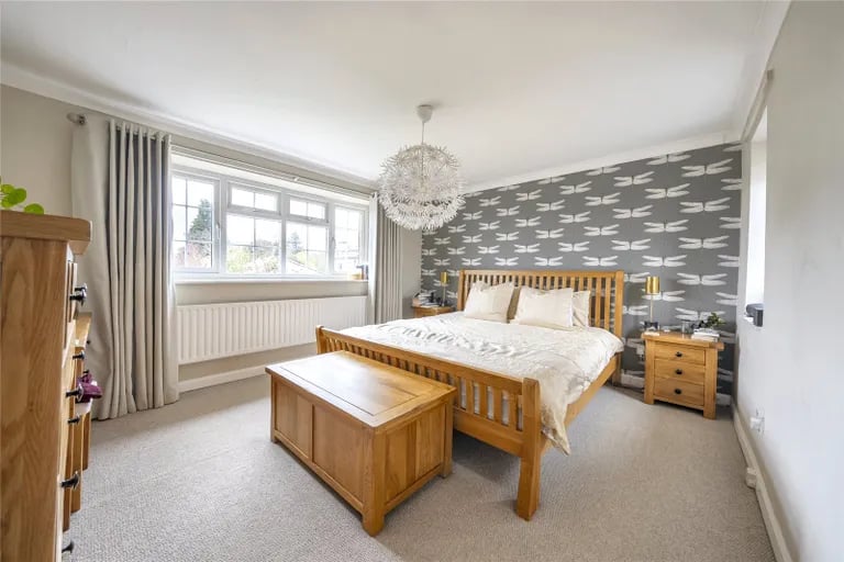 Here are four good-size bedrooms, including the master bedroom with en-suite bathroom.