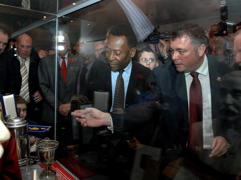 Sheffield FC are the world's oldest football club, having been formed in 1857. On their 150th anniversary in 2007, the game's greatest player, Pele, visited Sheffield to learn more about the club's proud history. Pele, pictured here with the club's chairman Richard Tims, famously said: "Without Sheffield FC there wouldn't be a me."
