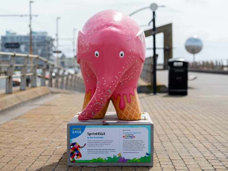 Elmer’s Big Parade Blackpool is open to everyone and it is hoped that as many people as possible will explore all or parts of the fully-accessible trail over the spring.