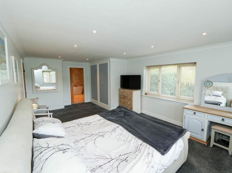 The first bedroom is by far the largest. It is one of three bedrooms to benefit from an en-suite too