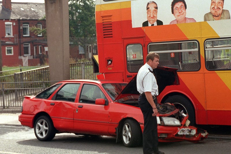 A road traffic accident at Osmondthorpe traffic lights  in August 1999 caused traffic disruption on the A64 coming into Leeds. 