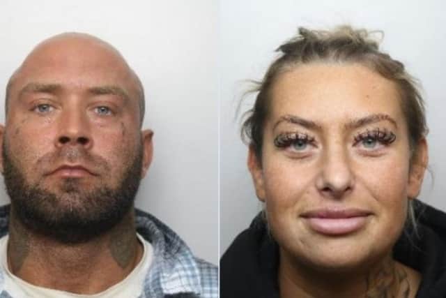 Dale Banks and Emma Wilmot have been sentenced over e £100,000 cannabis stash