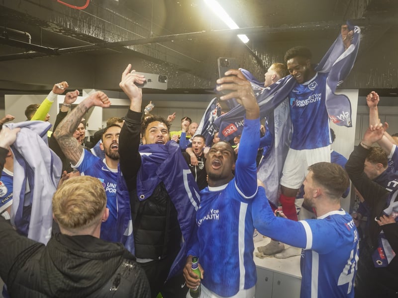 Who's social media has the most followers from the Pompey squad? 