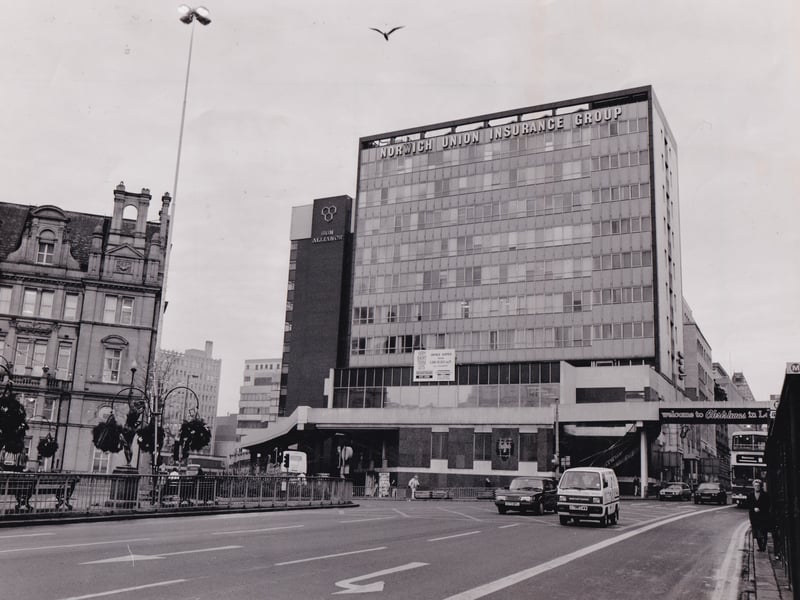 The Norwich Union building, on City Square, was voted the ugliest building in Leeds. The eyesore block was completed in 1967 and demolished in 1995.