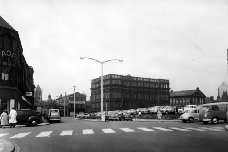 Merrion Street car park pictured in June 1959.