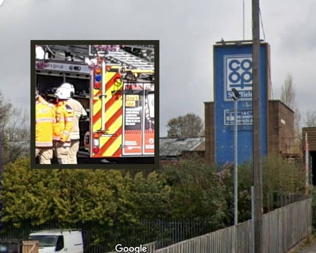 Firefighters were called to a suspected arson attack at the former Co-op warehouse on Handsworth Road, Sheffield. Photo. File picture of firecrews. Pictures: National World / Google