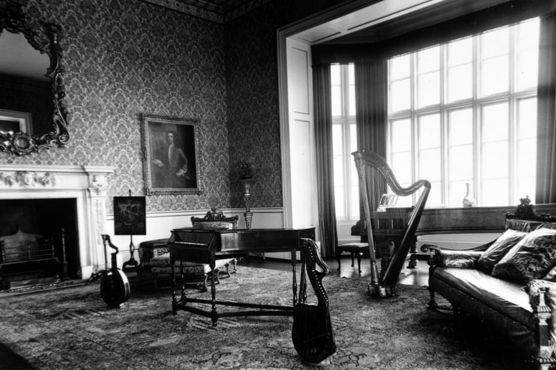 The Music Room at Temple Newsam House pictured in April 1959.