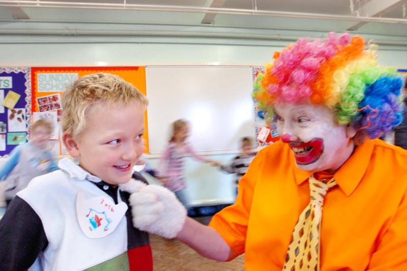 St Gabriel's Church held a holiday club with a circus theme in 2008 and Josh Waddell was one of the children who got right into the spirit of the occasion.