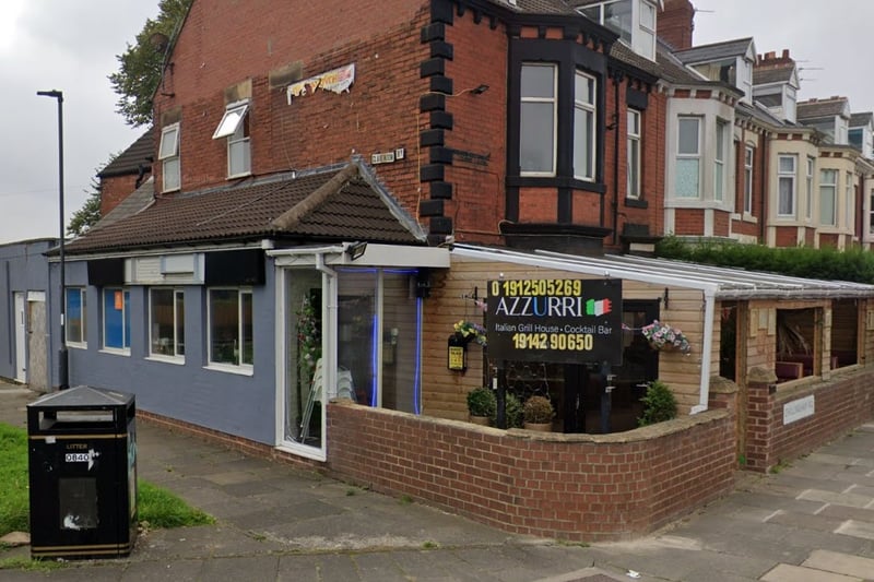 Azzurri on Chillingham Road was given a zero star rating following an inspection in February 2024. 