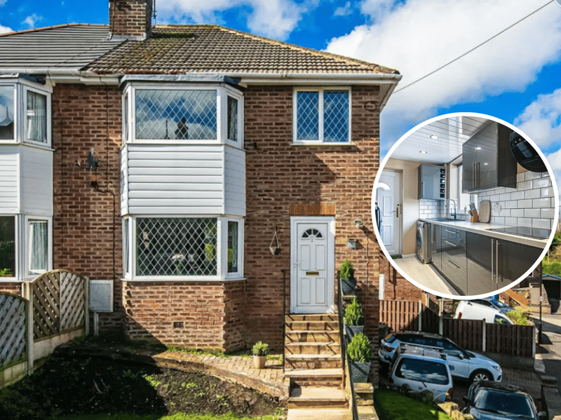 Benefiting from a driveway providing off-road parking and a substantial garage is this well presented, three bedroom semi detached property which enjoys a west facing rear garden.
More information via estate agents Saxton Mee: https://www.zoopla.co.uk/for-sale/details/67012825/