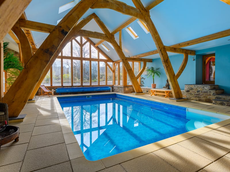 The house has only come to market now that all four of her children have left home.
“It is a great place to live and in my heart of hearts, I would love it to go to another family whose children can jump in and out of the pool and run around outside,” Rosanna enthuses.