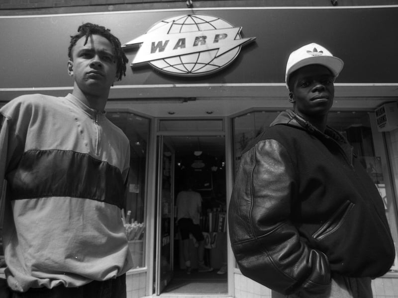 Urban Muhammad said Smokers Delight by Nightmares on Wax, an English DJ and record producer, is one of the best albums from a Leeds musician. It was released in 1995. Pictured is George Evelyn (left) in Sheffield, 1990.